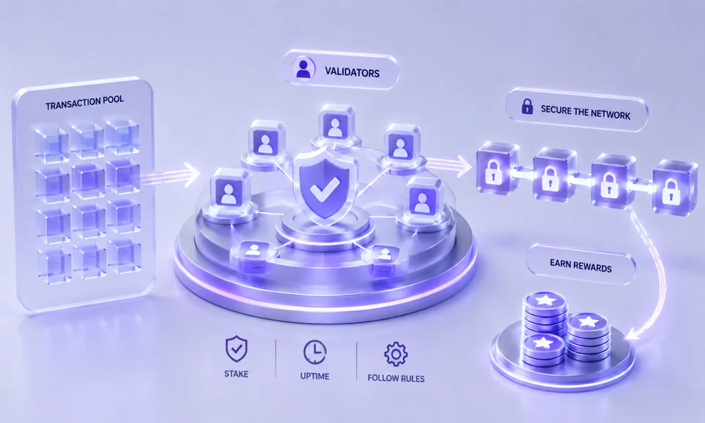 What connects validator effectiveness to staking rewards in a crypto casino?